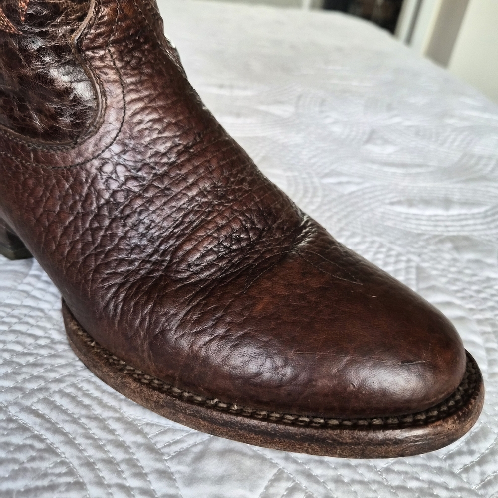 Ariat Brown Cowboy Boots - Picture 2 of 10